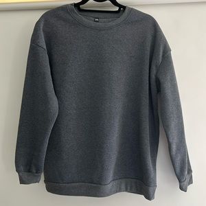 Grey Crew Neck Sweatshirt